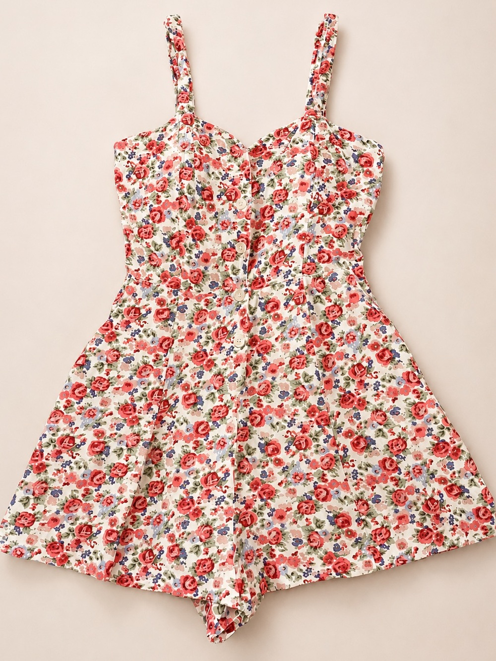 Urban Outfitters Anthropologie Staring at Stars 90s Ditzy Floral Playsuit Romper